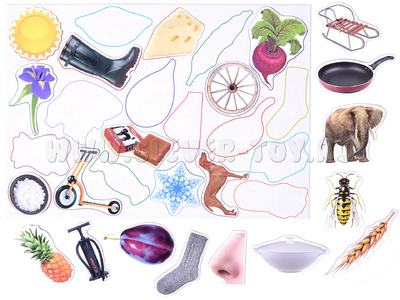 Магнитное развивающее пособие "Упрямые звуки" Звук "С"