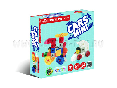 Занимательные кубики: машины-мини CARS MINI
