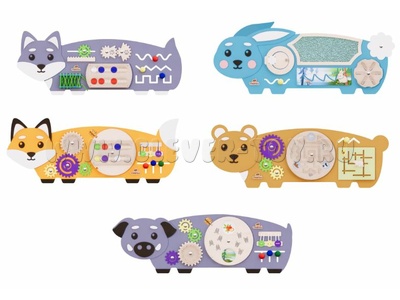 Набор бизибордов "Лесные жители"