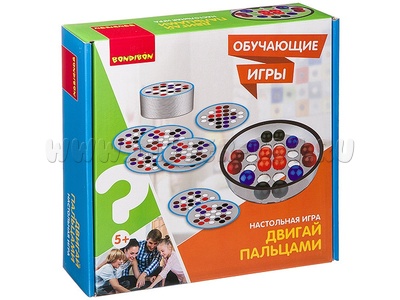 Обучающая настольная игра "Двигай пальцами" Обучающая настольная игра "Двигай пальцами"