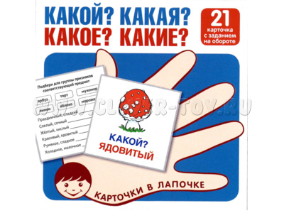 Карточки в лапочке Какой? Какая? Какое? Какие? Карточки в лапочке Какой? Какая? Какое? Какие?