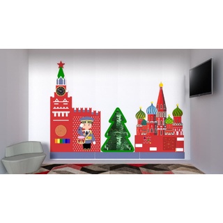 Декоративно-развивающая панель патриотического воспитания "Кремль"